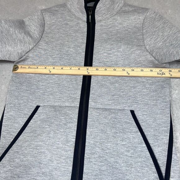 The North Face Tech Jacket Neo Thermal 3D Women Size Small Gray Black Full Zip - Picture 7 of 13